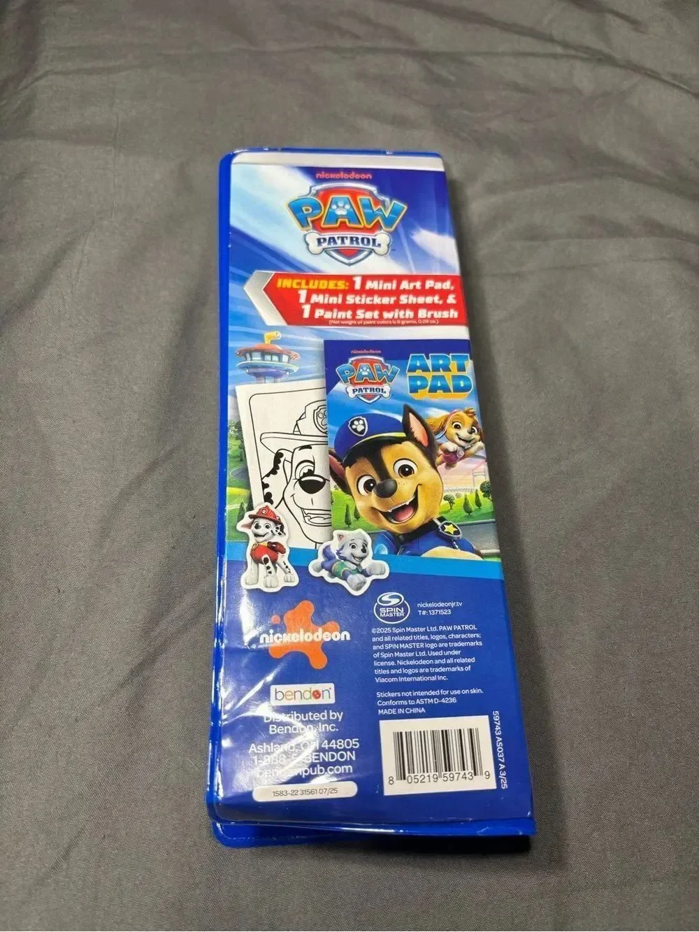 New PAW Patrol Kids Blue Art Set